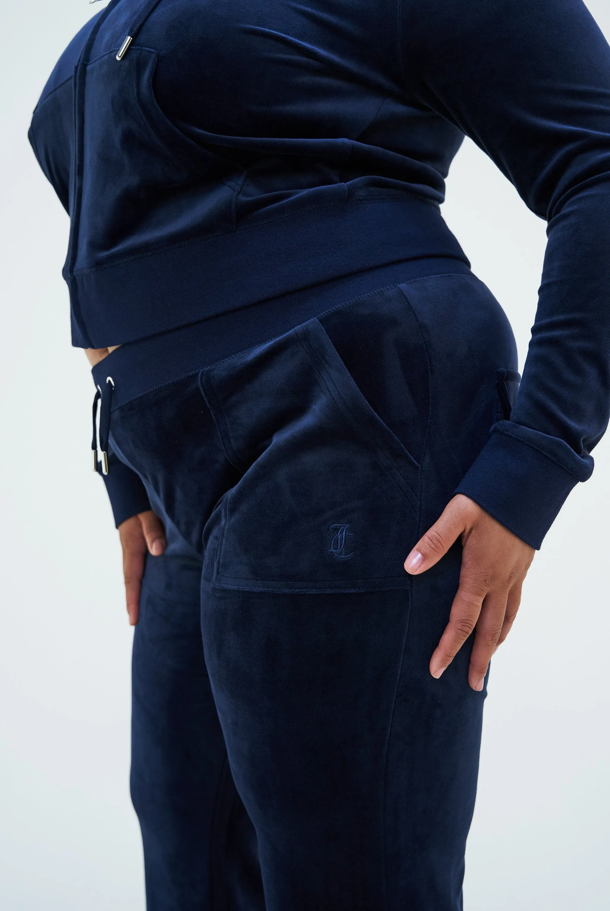 NIGHT SKY BLUE CLASSIC VELOUR DEL RAY POCKETED BOTTOMS