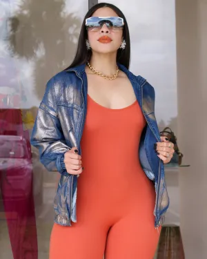 No Regret Rose Gold Jacket