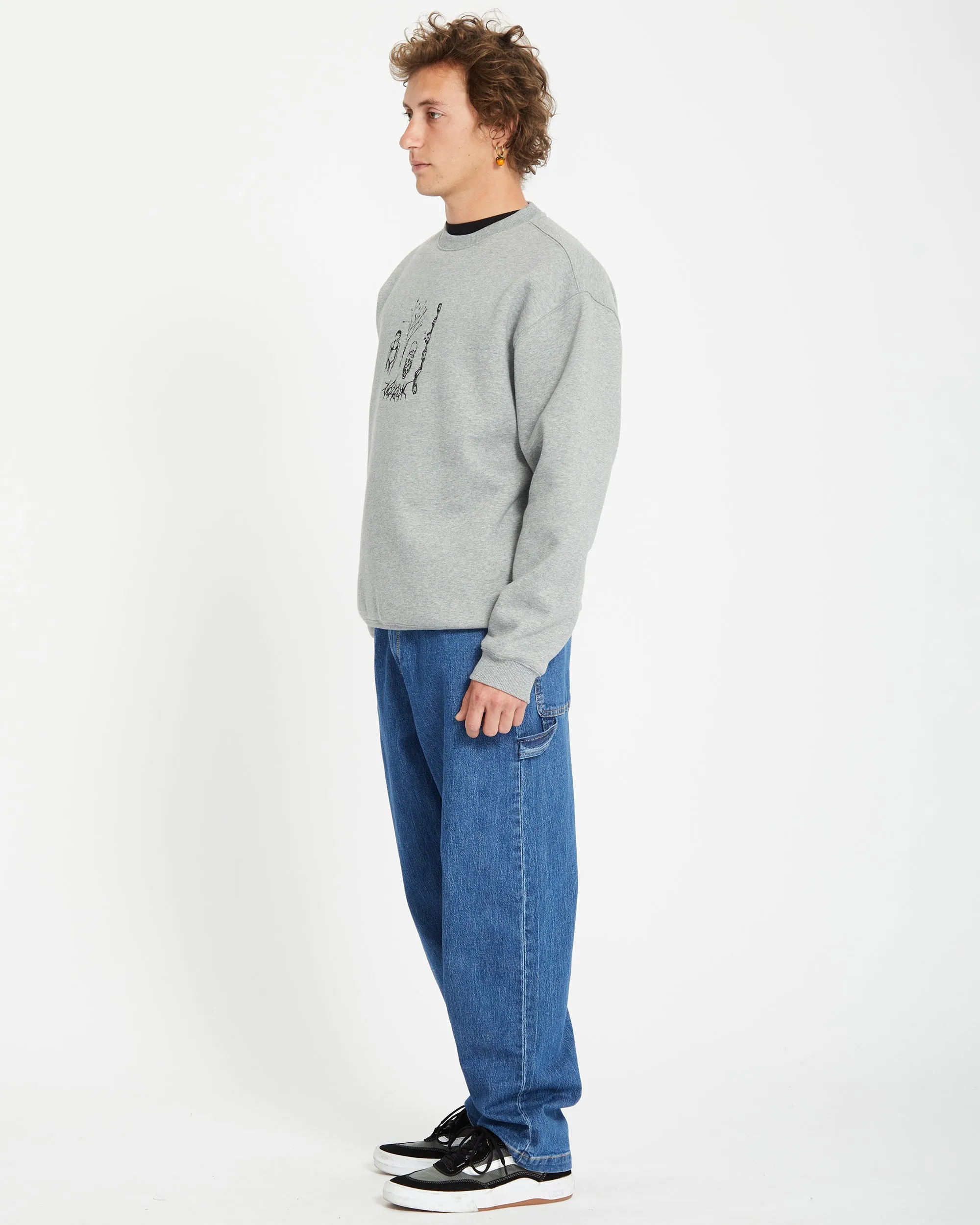 Noder Sweatshirt - HEATHER GREY