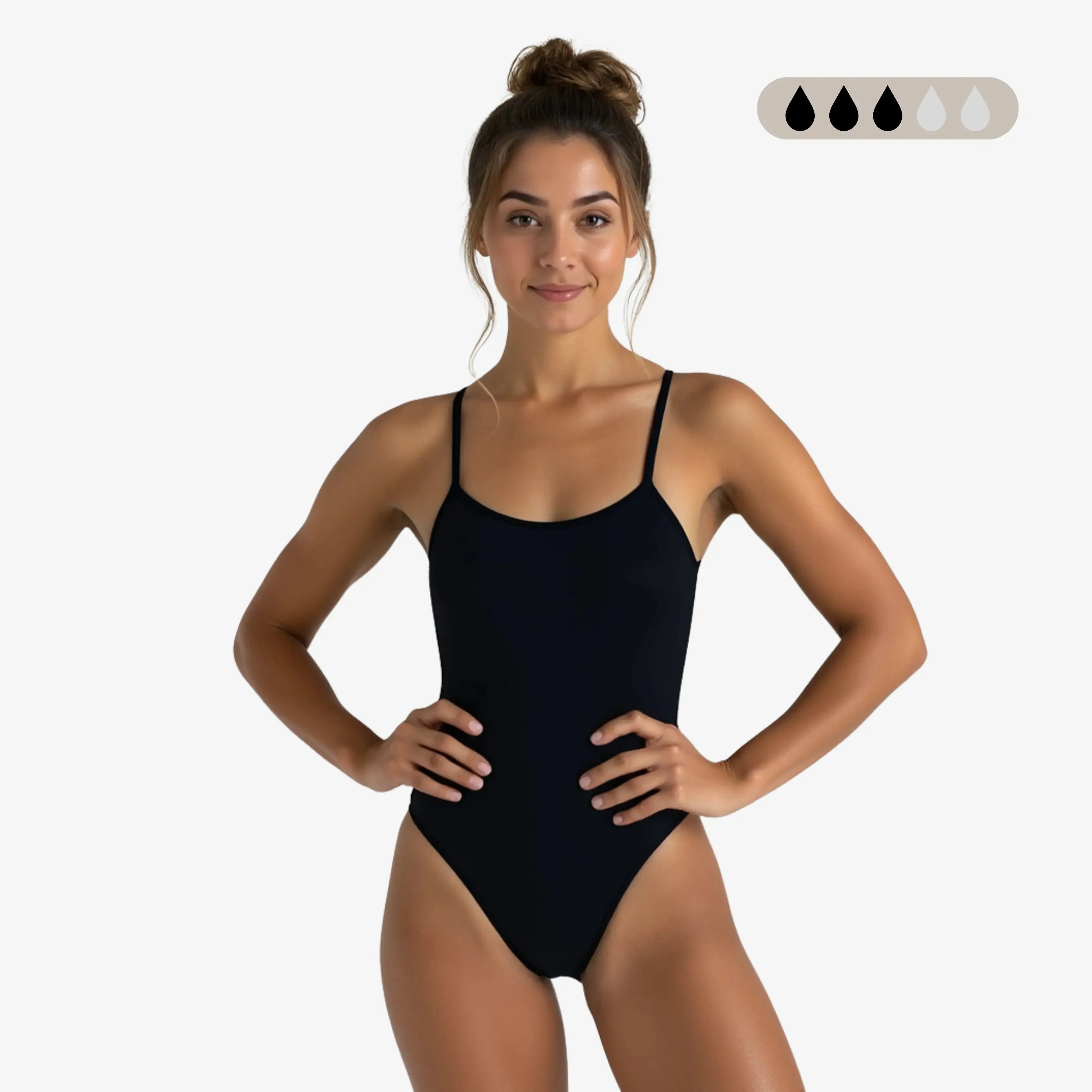 Norca SecureFlo Onyx X-Back: Period Swimsuit