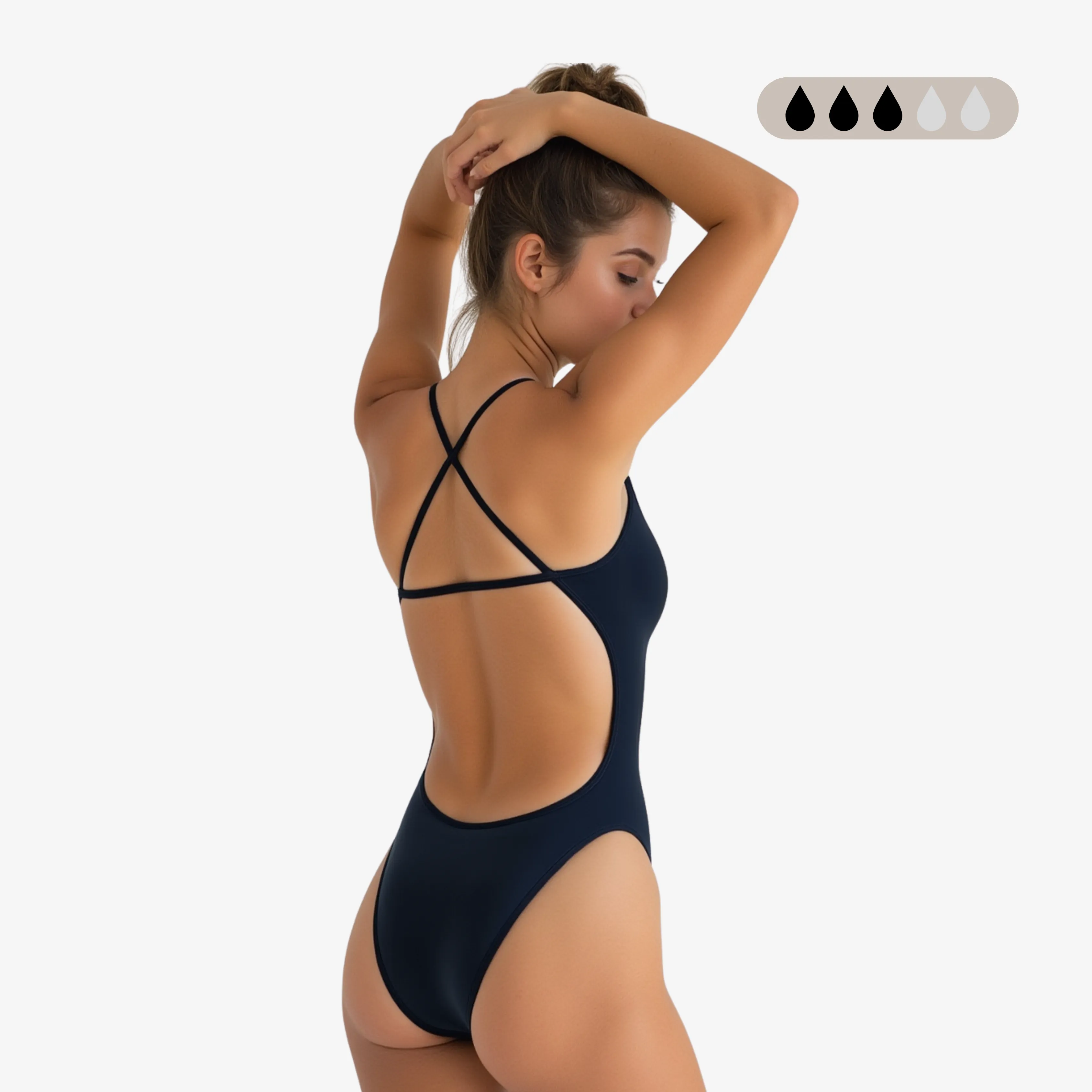 Norca SecureFlo Onyx X-Back: Period Swimsuit