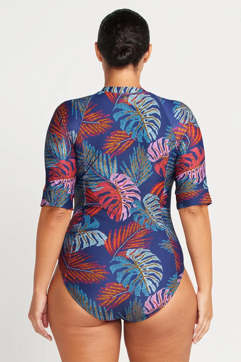 Nu Ornare Seurat Short Sleeve Sun Suit