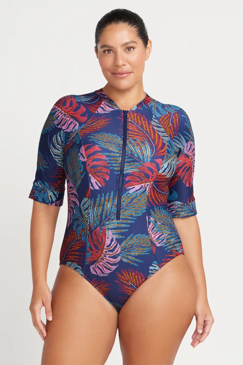 Nu Ornare Seurat Short Sleeve Sun Suit