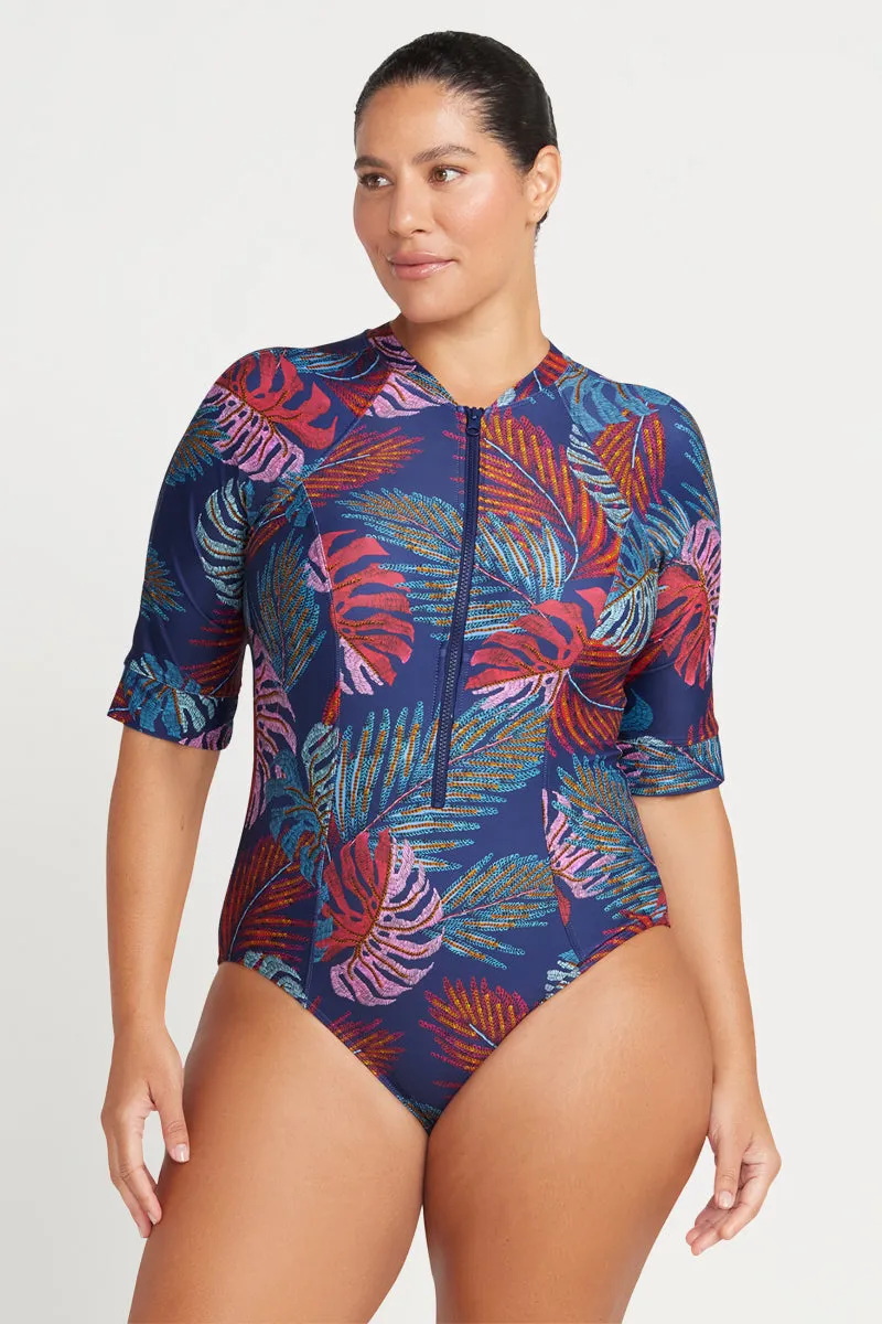 Nu Ornare Seurat Short Sleeve Sun Suit