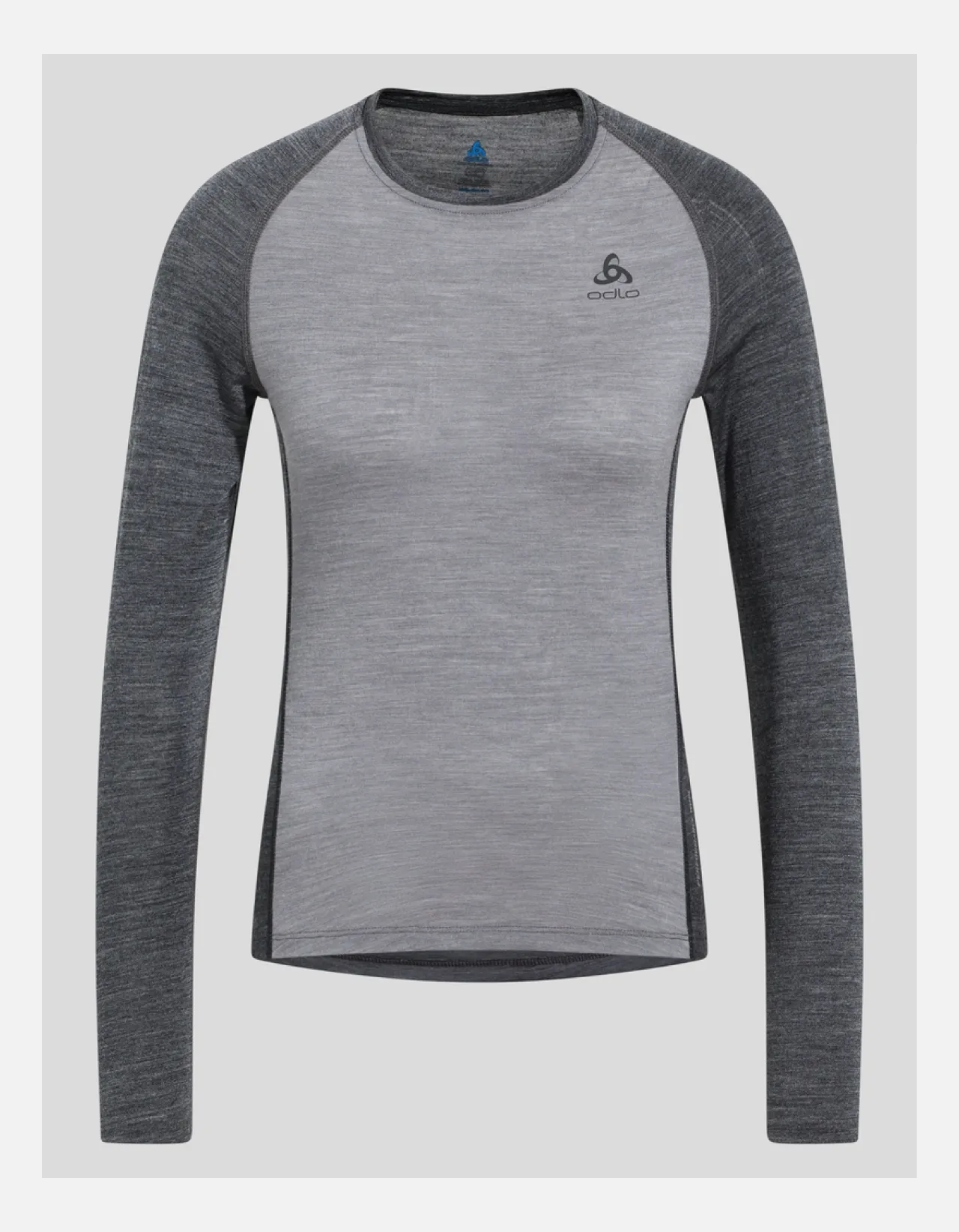Odlo W Performance Wool 150 base layer, Dark Grey Melange