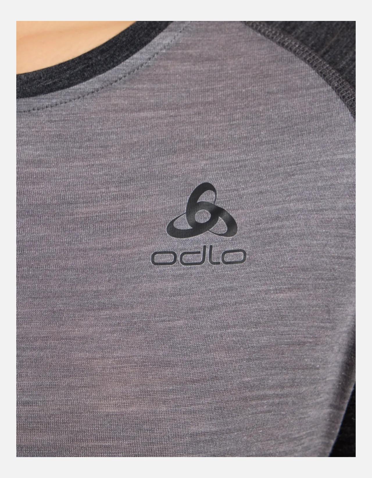 Odlo W Performance Wool 150 base layer, Dark Grey Melange