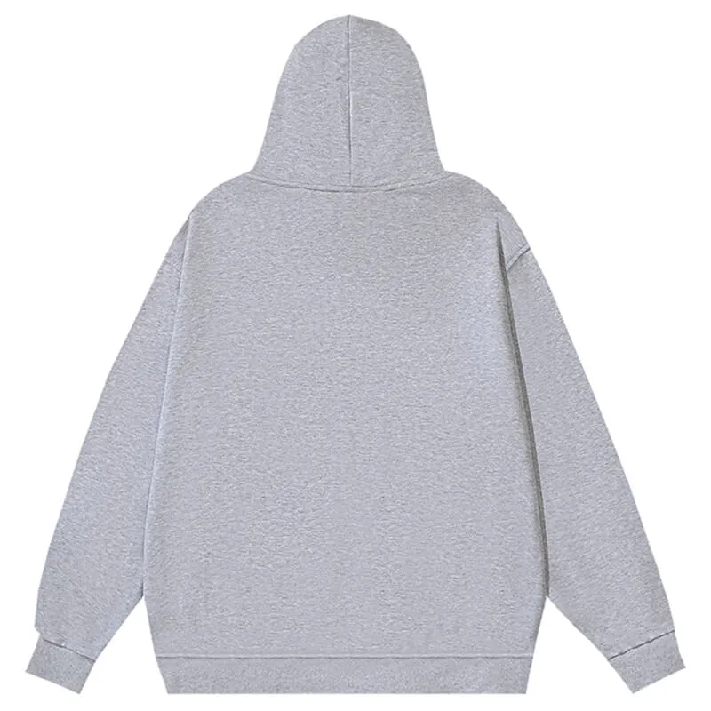 Off White Cotton Hoodies