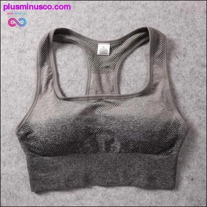 Ombre Seamless Gym Fitness Suit Bra Leggings High Waist Yoga