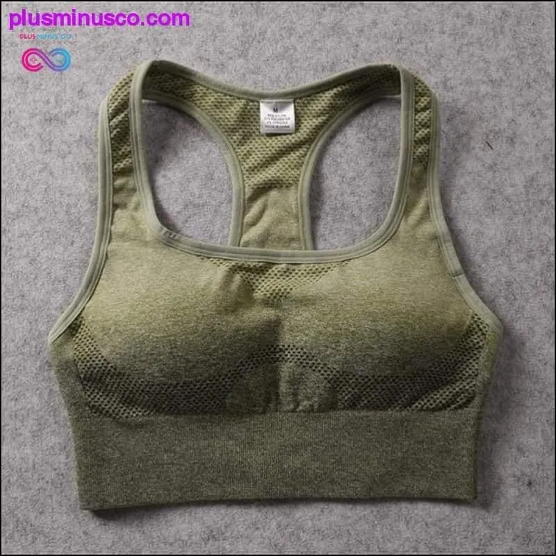 Ombre Seamless Gym Fitness Suit Bra Leggings High Waist Yoga