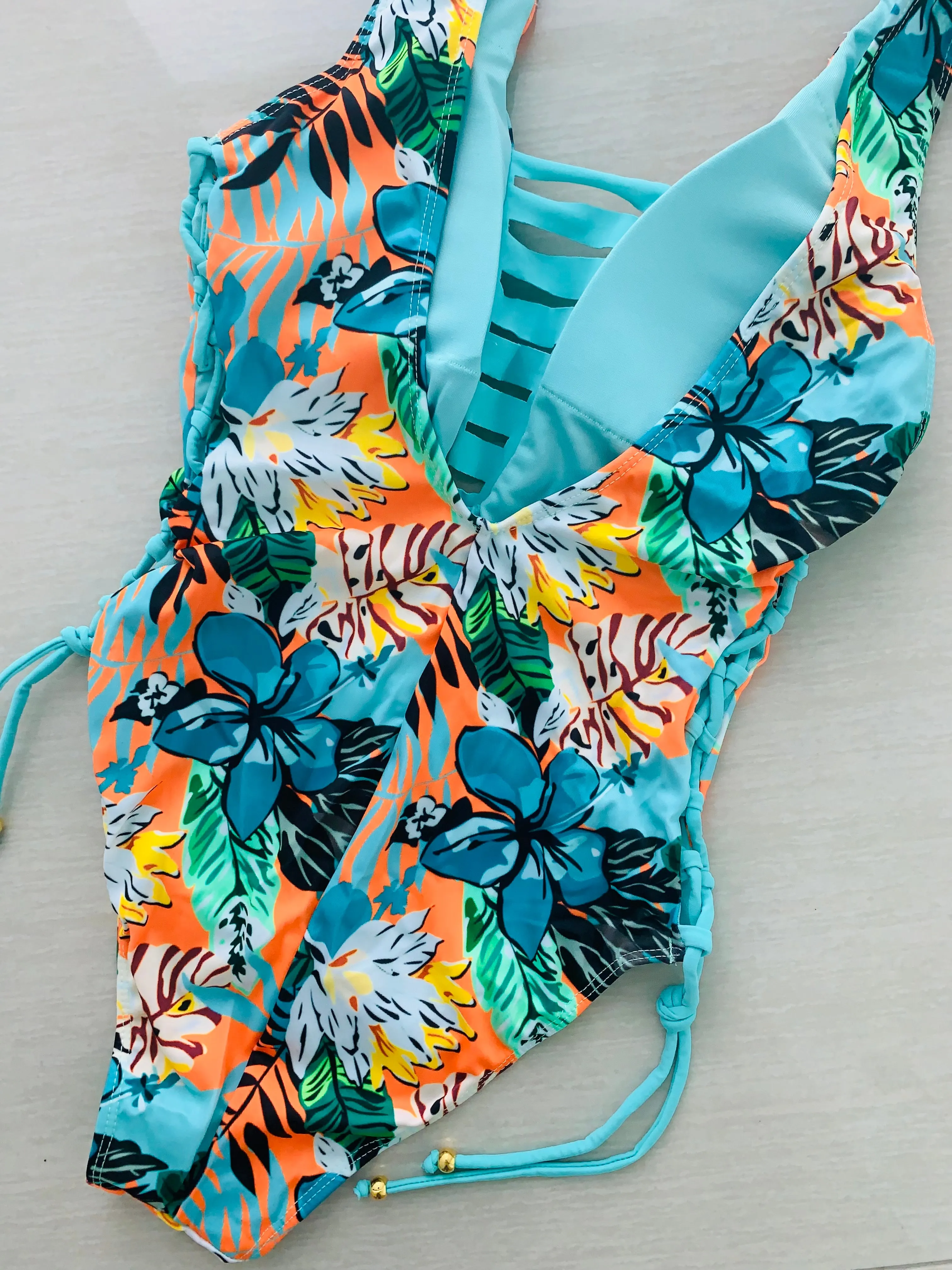 One Piece Adjustable Swimsuit
