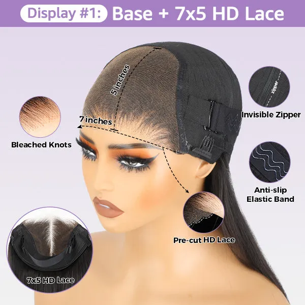 OQ Hair Kinky Curly Replaceable Zip Lace Tops For Block Wig