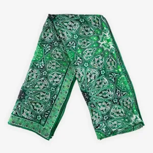 Ottoman Green Silk Scarf
