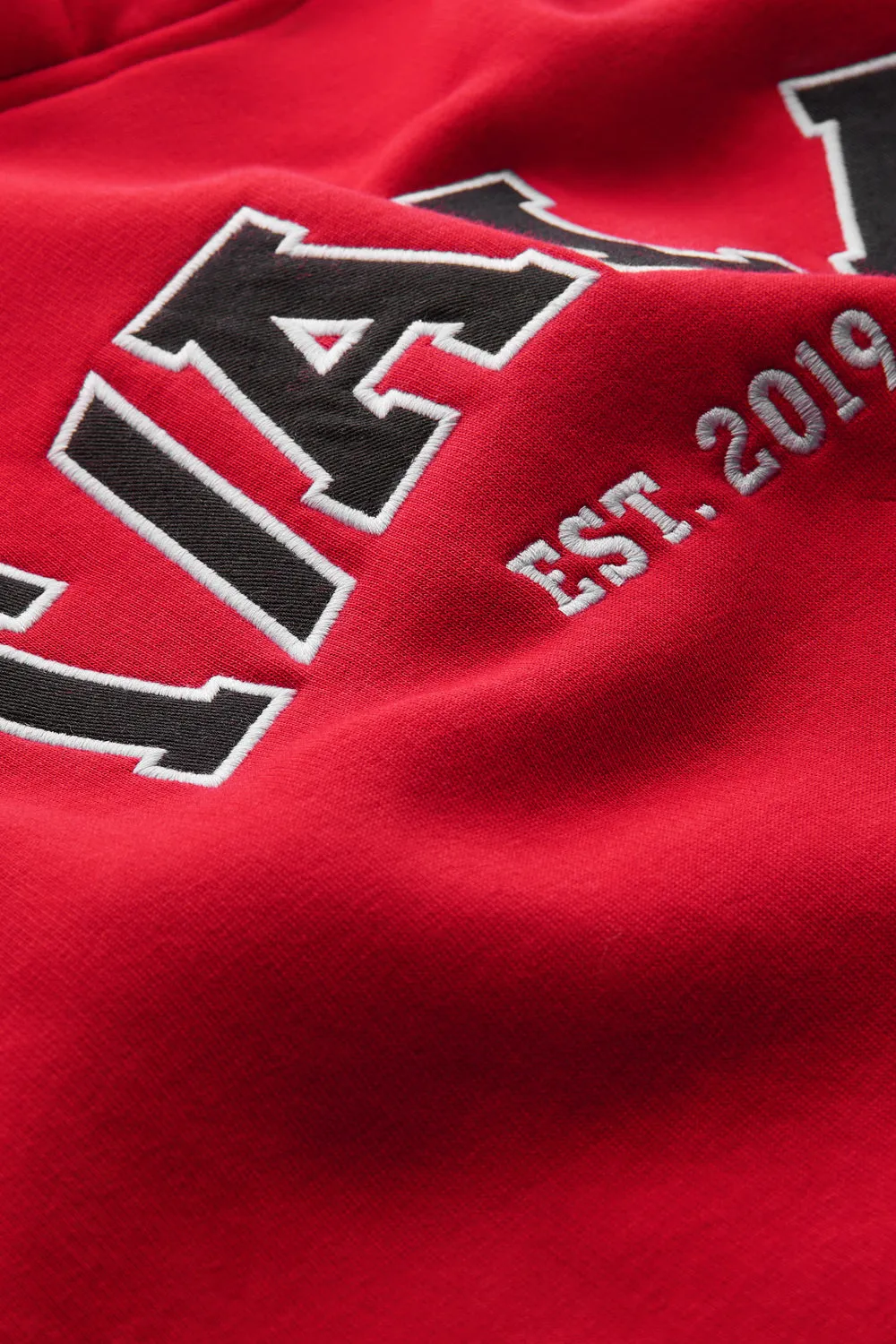 OVERSIZED CLUB HOODIE - CHILLI RED