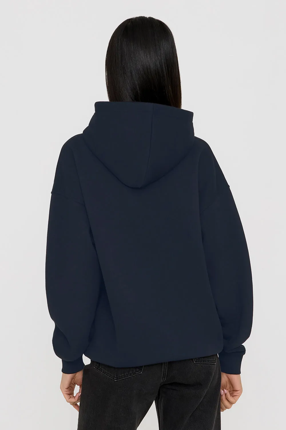 OVERSIZED CLUB HOODIE - NAVY