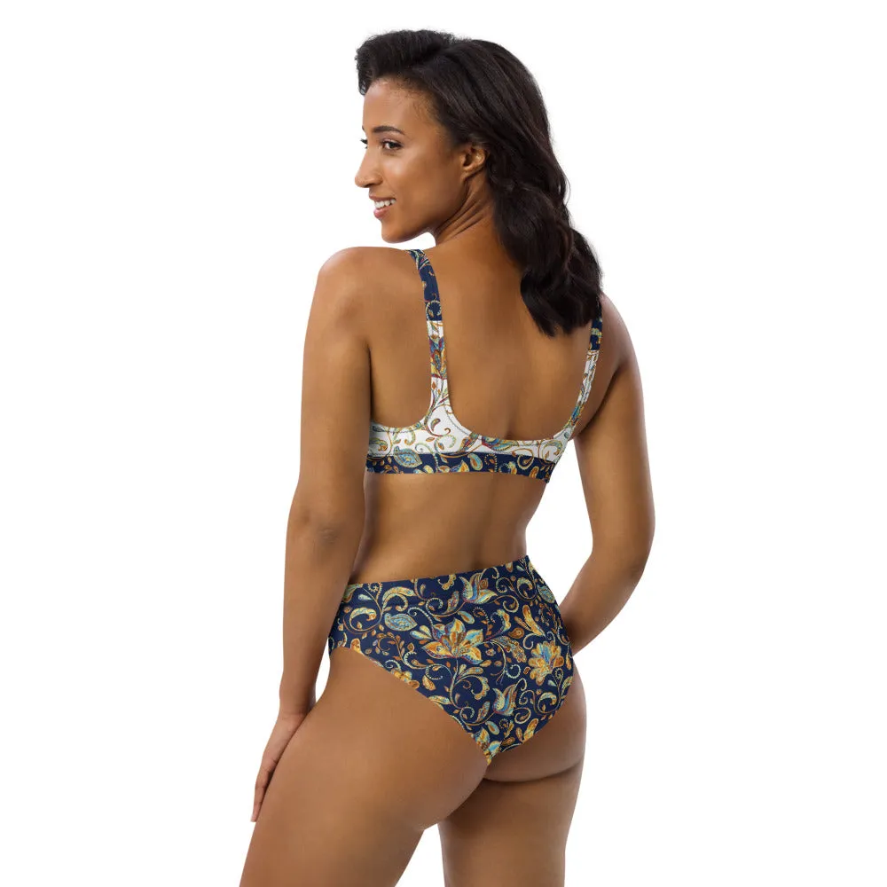 Paisley - Recycled High-Waisted Bikini