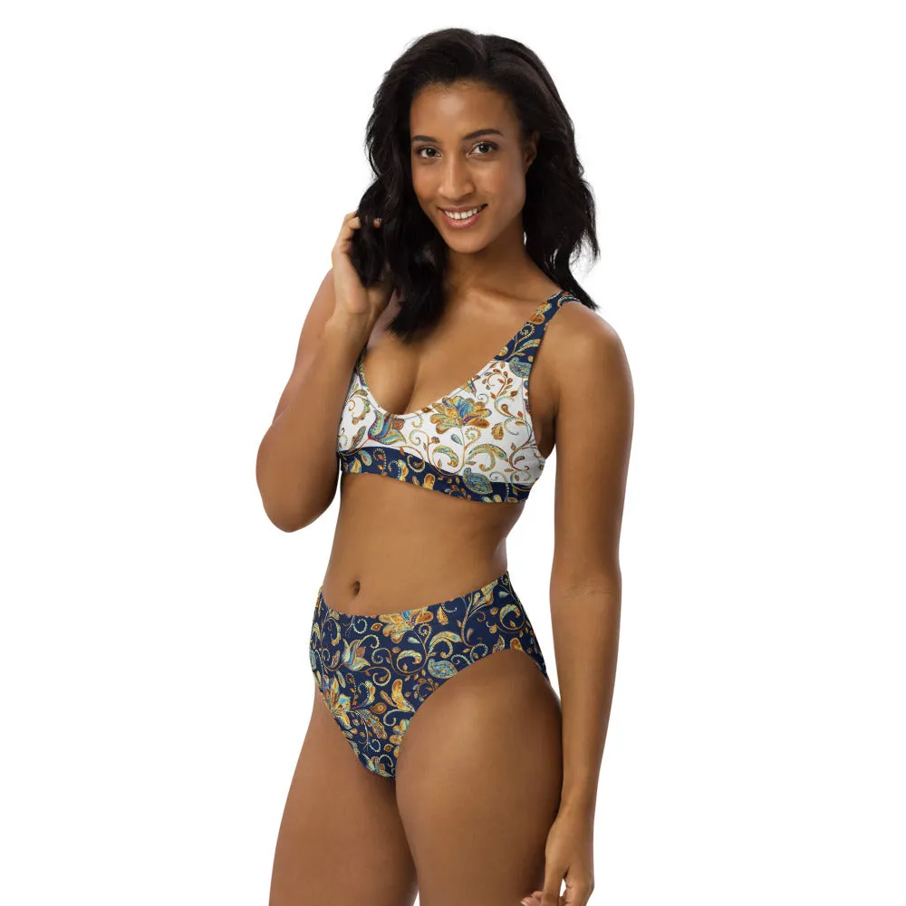 Paisley - Recycled High-Waisted Bikini