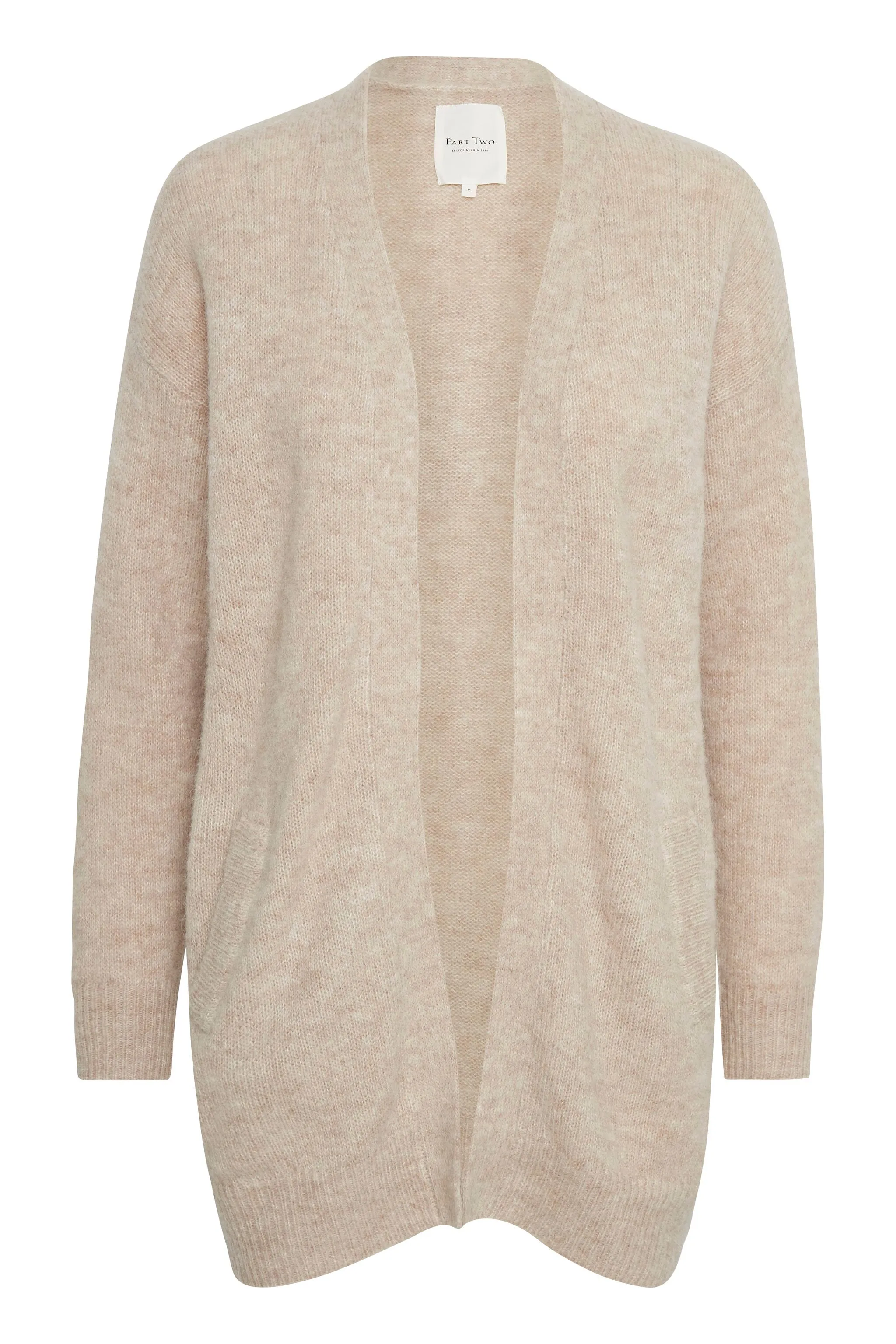 Part Two Eitona Knitted Cardigan (Natural Melange)