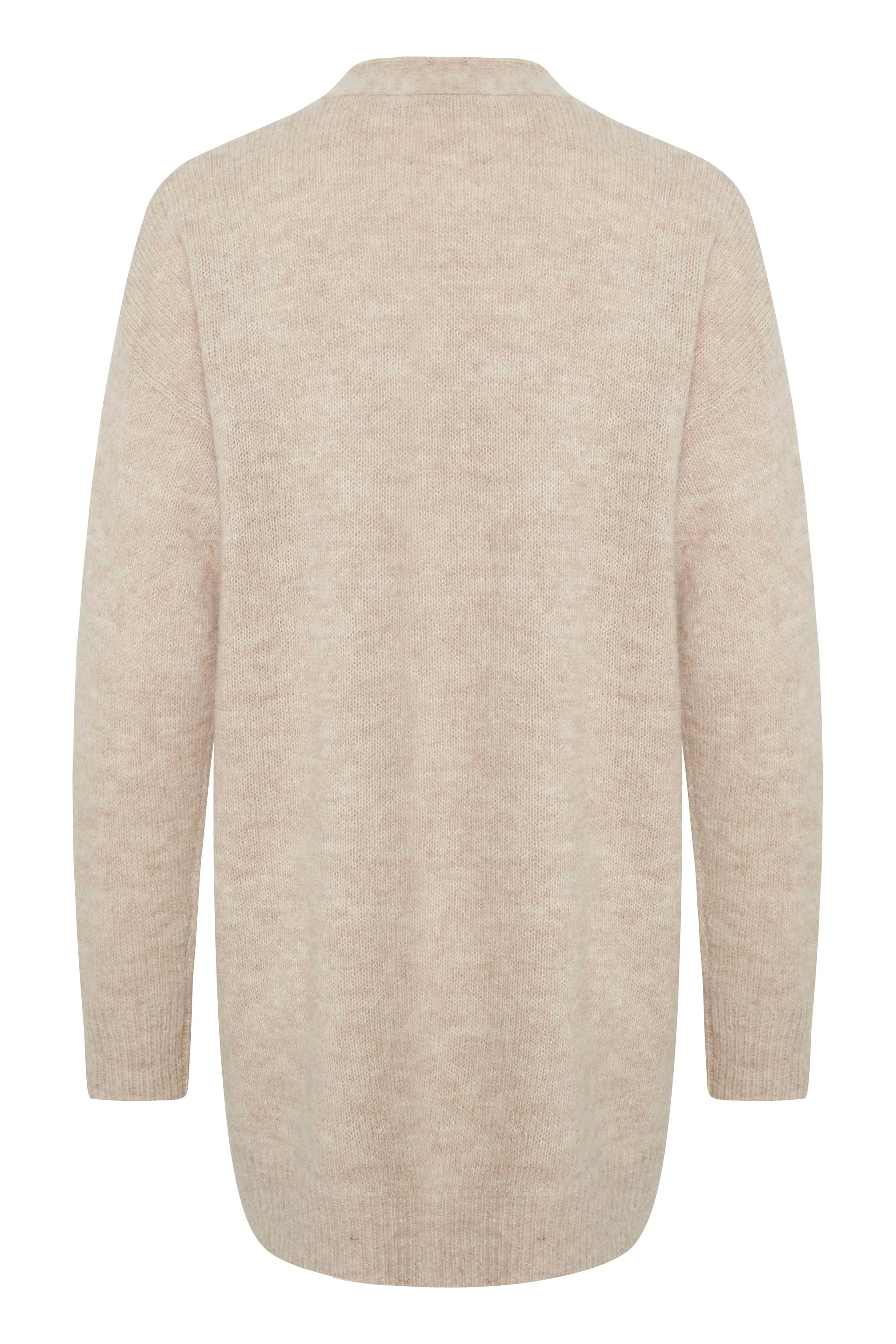 Part Two Eitona Knitted Cardigan (Natural Melange)