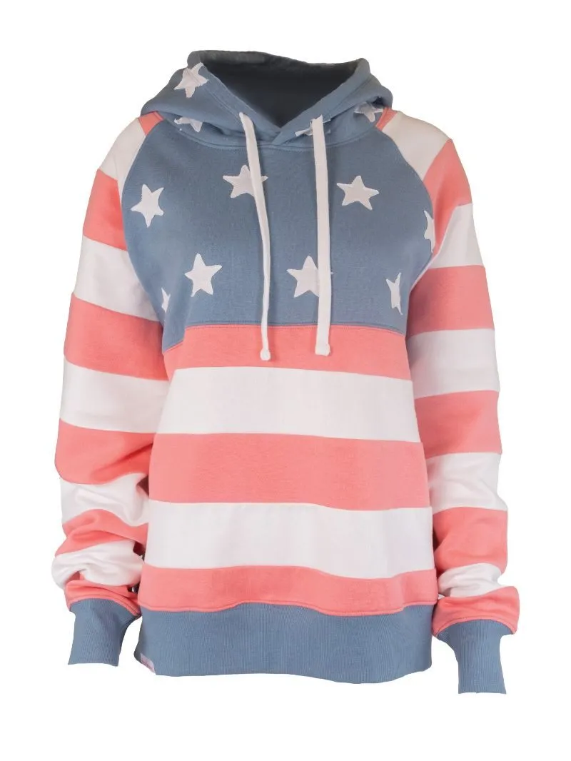 Patch Hoodie by Simply Southern - USA (Ships Late March)