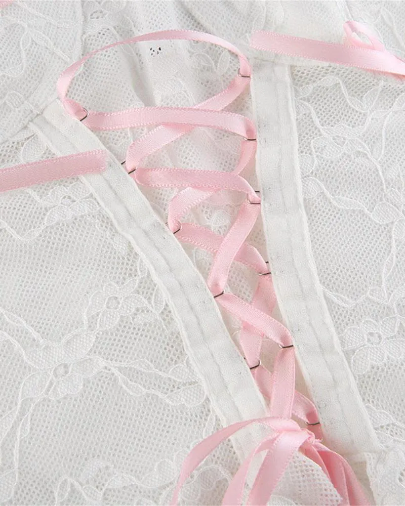 Peaches In Bloom Corset Top