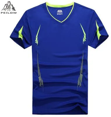 PEILOW big size M~6XL,7XL,8XL,9XL Quick Dry Slim Fit tops&Tees Men Printed T-Shirts Compression Shirt Tops Short Sleeve T Shirt