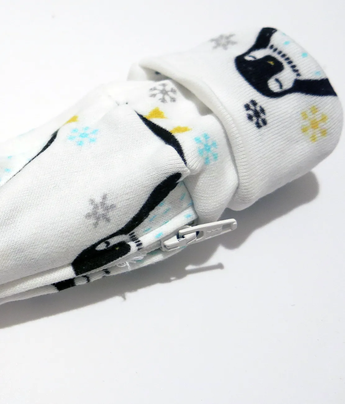 Penguin Print Zip Sleepsuit