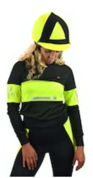 Performance Long Sleeve - Black/Lemon Stripe S