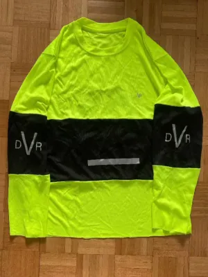 Performance Long Sleeve - Lemon/Black Stripe M NO HEM