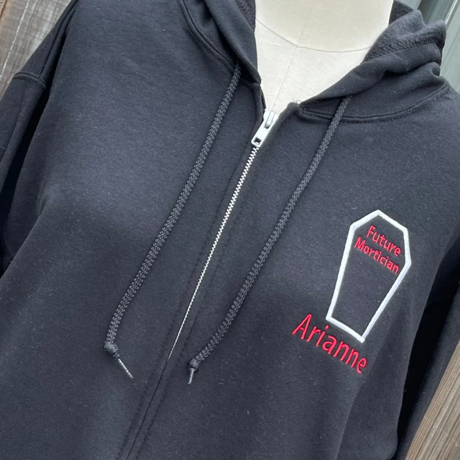 Personalized Mortician Gifts - Embroidered Hoodie