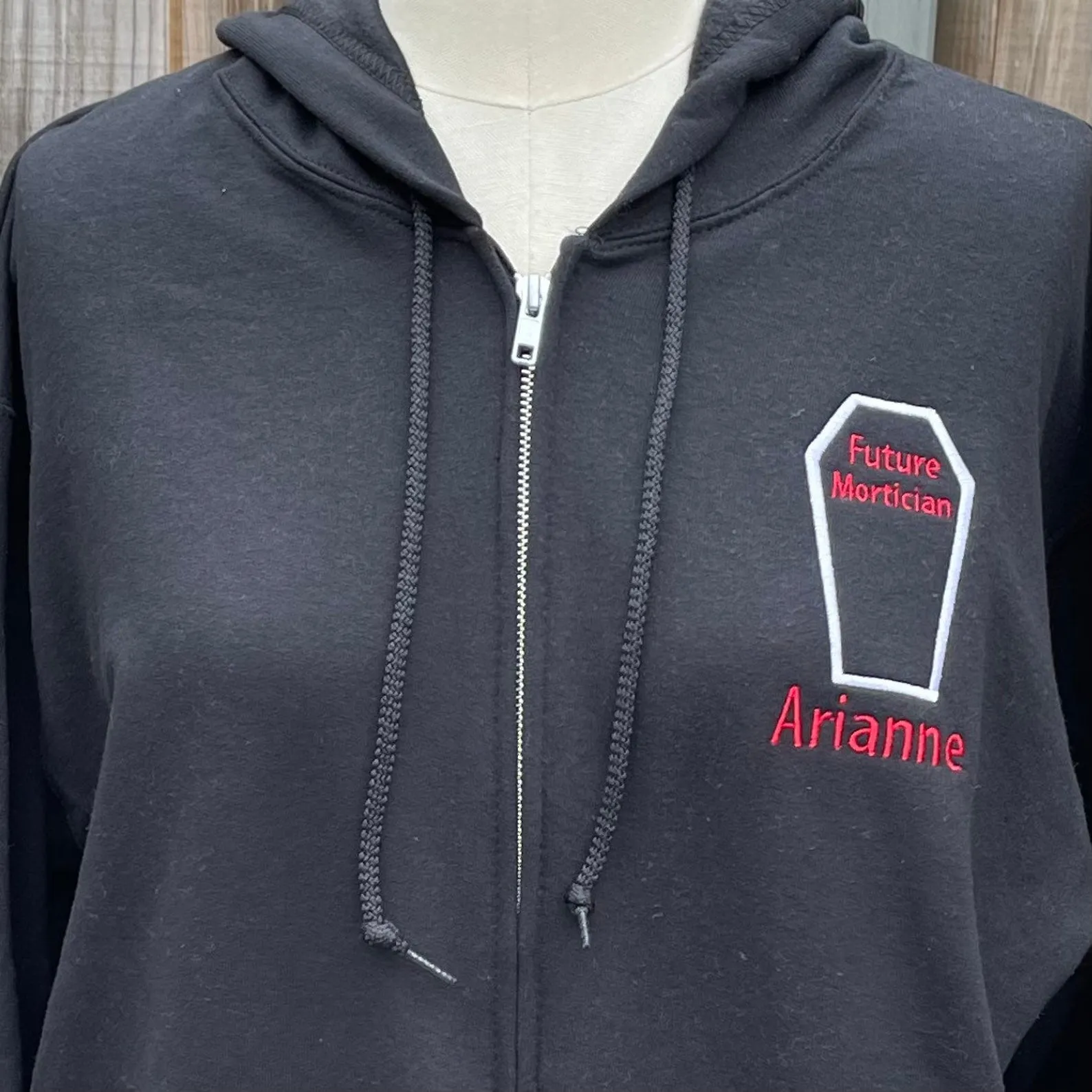 Personalized Mortician Gifts - Embroidered Hoodie