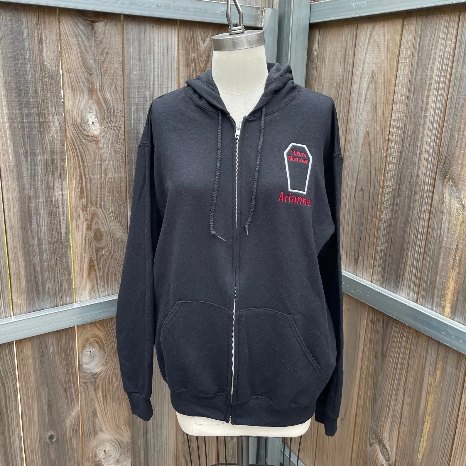 Personalized Mortician Gifts - Embroidered Hoodie
