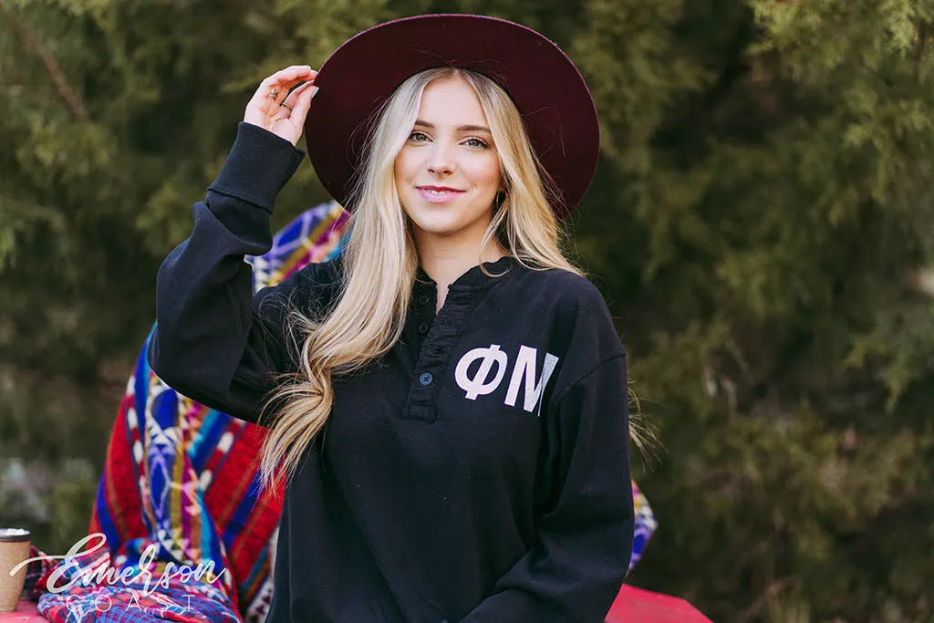 Phi Mu Simple PR Henley