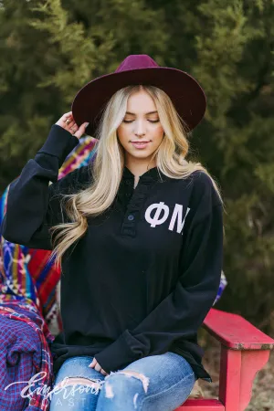 Phi Mu Simple PR Henley