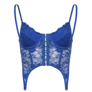 Phillipa Lace Crop Top