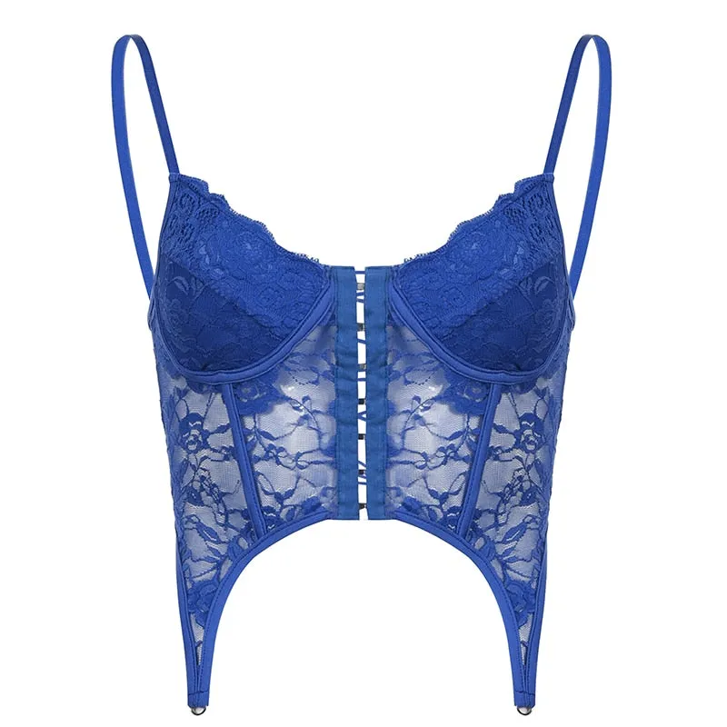 Phillipa Lace Crop Top