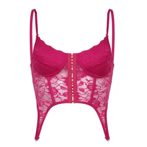 Phillipa Lace Crop Top