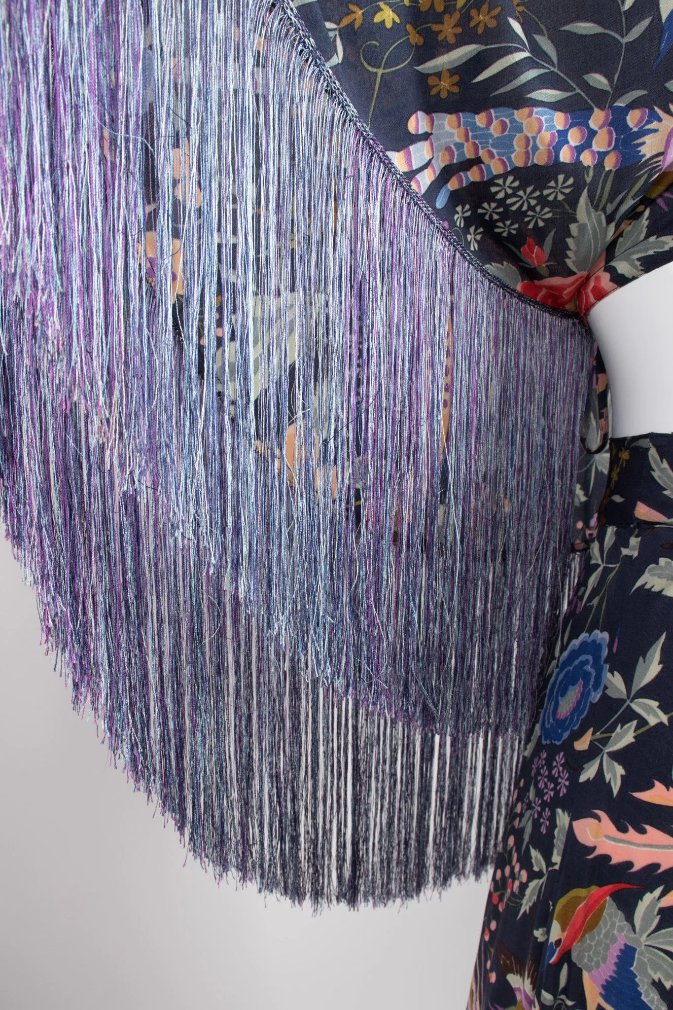 Piano Shawl Cape Top & Skirt Set
