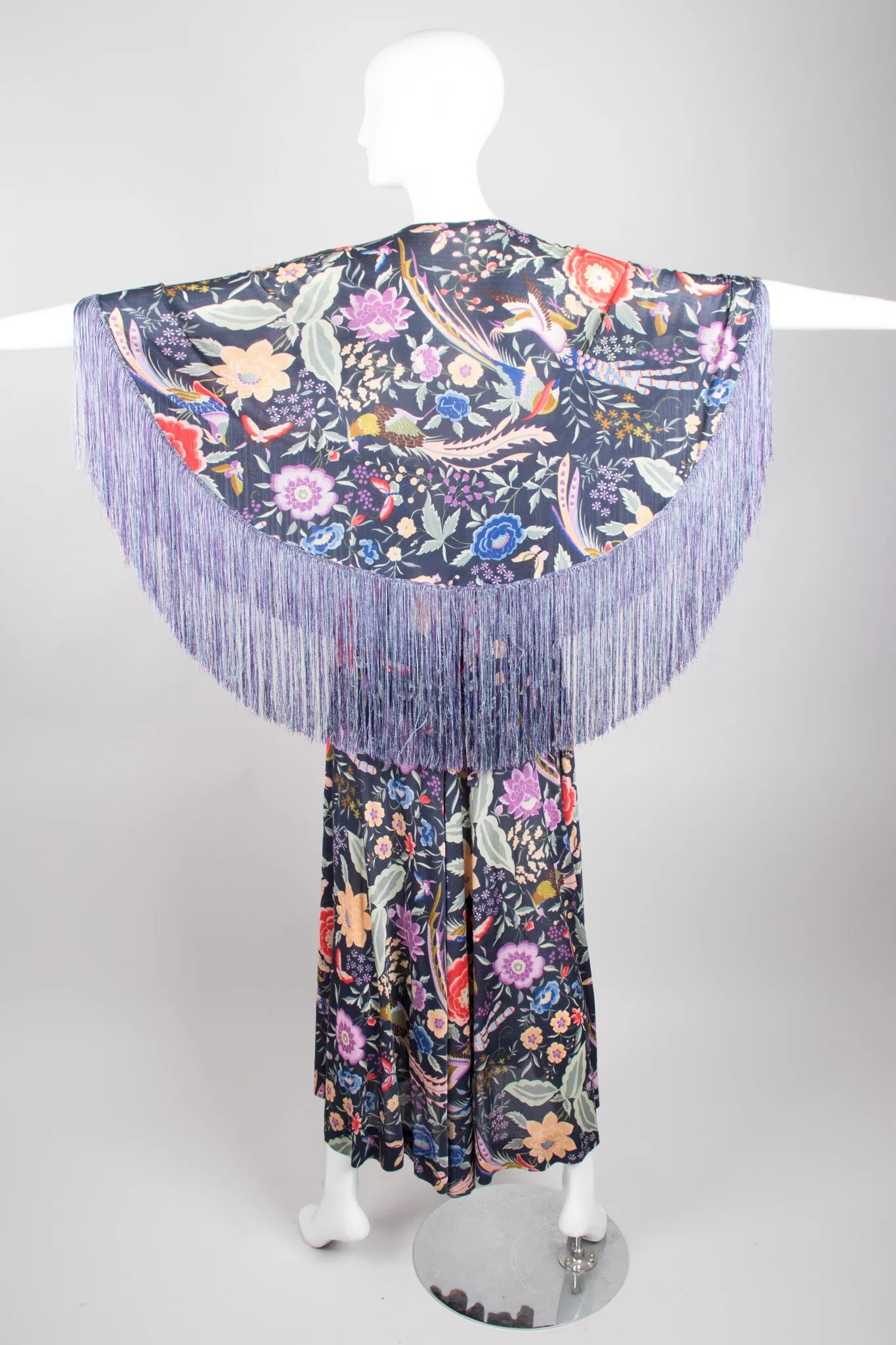 Piano Shawl Cape Top & Skirt Set