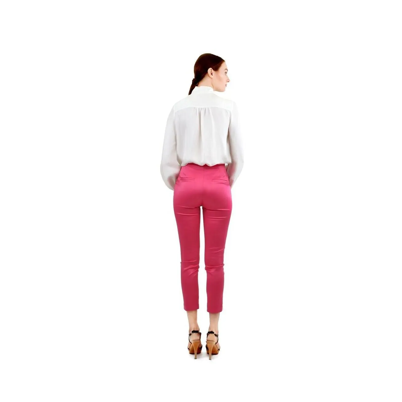 Pink Straight Leg Slim Pants