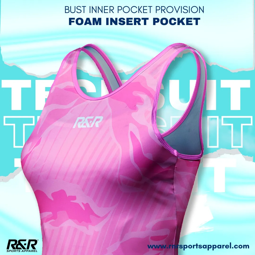 PinkWave Women's Open Back Kneeskin Tech Suit Swimsuit