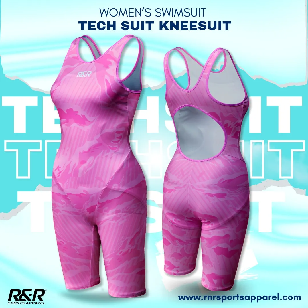 PinkWave Women's Open Back Kneeskin Tech Suit Swimsuit
