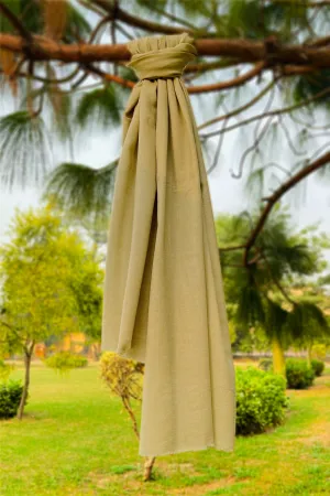Plain Wool Shawl - Light Green