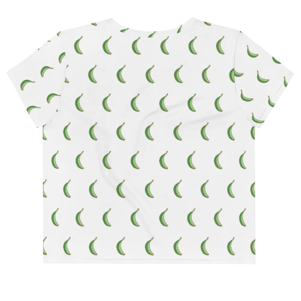 Platano All-Over Print Dominican Crop Top Tee