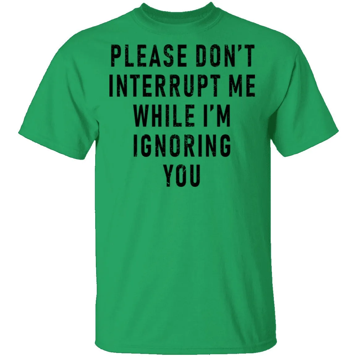 Please Don't Interrupt Me While I'm Ignoring You T-Shirt