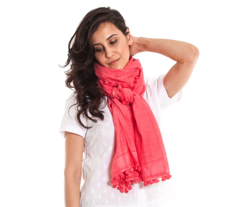 Pom Pom Shawl