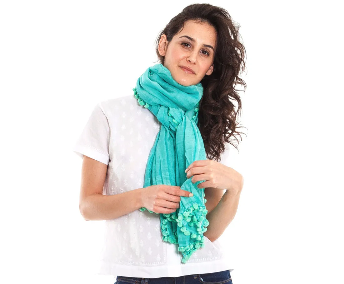 Pom Pom Shawl