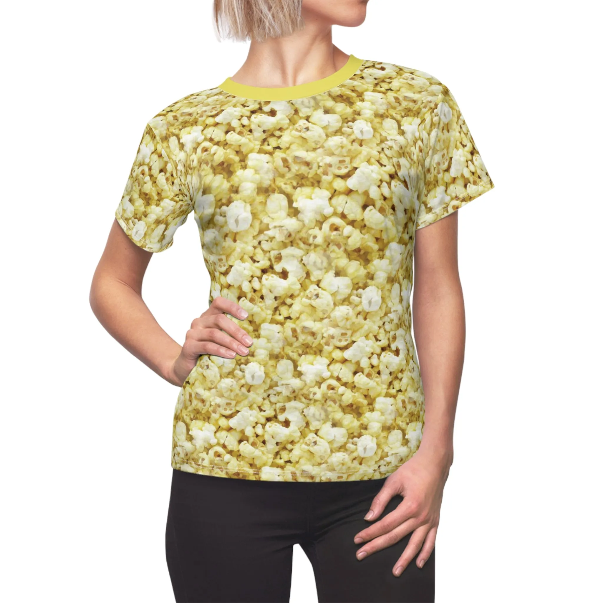Popcorn Womens T Shirt Halloween Costume - Saiko Studio