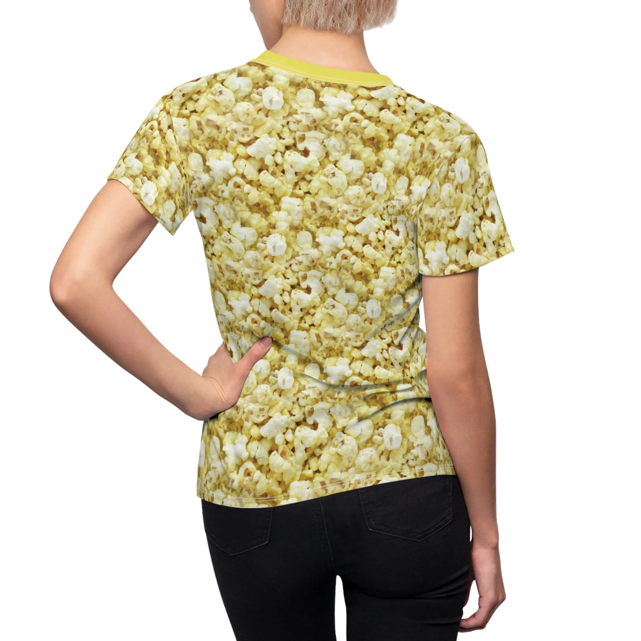 Popcorn Womens T Shirt Halloween Costume - Saiko Studio