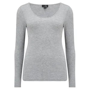 Pour Moi Second Skin Long Sleeve Thermal Vest | Grey