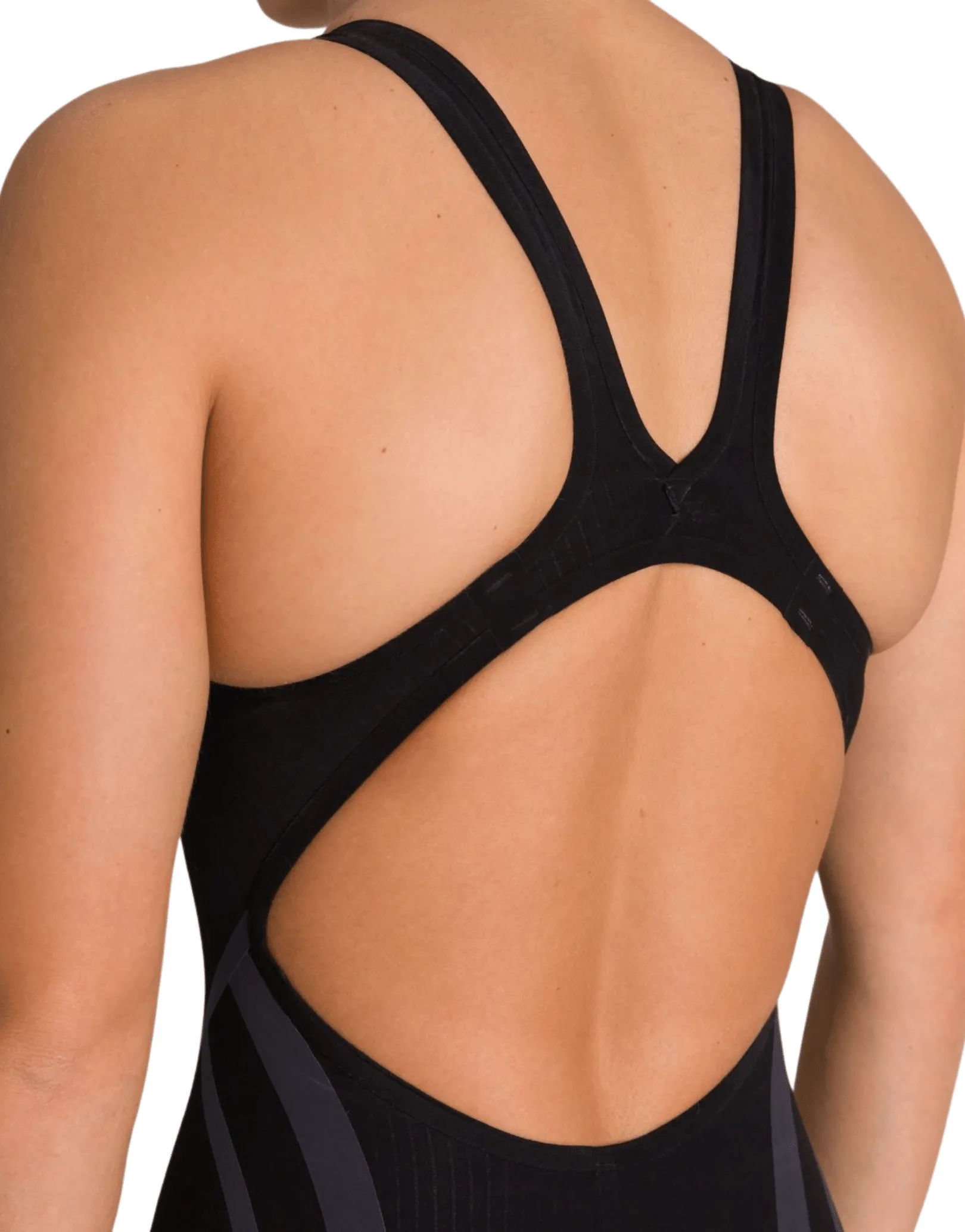 Powerskin Carbon Core FX Kneeskin Open Back - Black/Gold